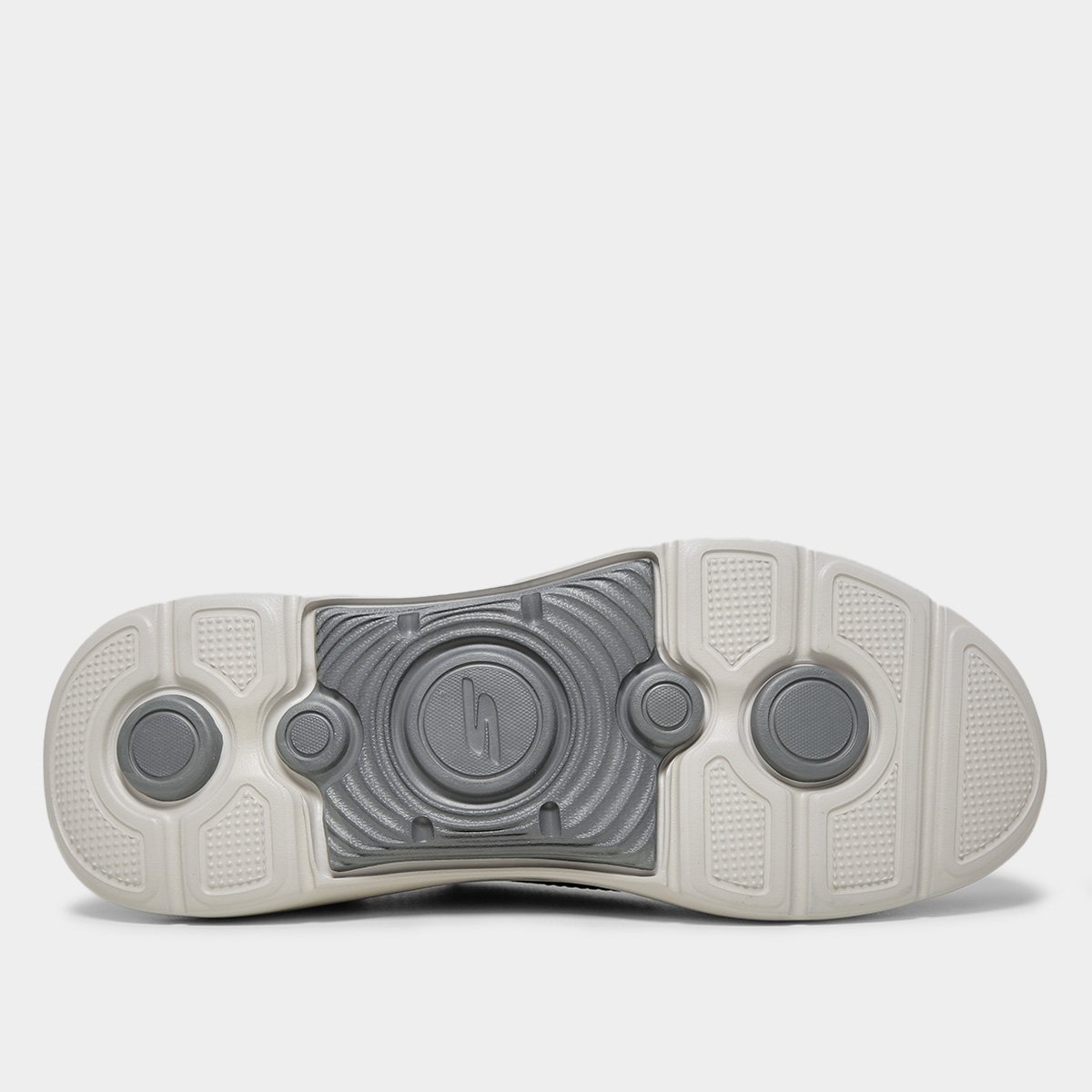 Miniatura Tênis Skechers Go Walk Arch Fit 2.0 Masculino Cinza+Laranja - 38