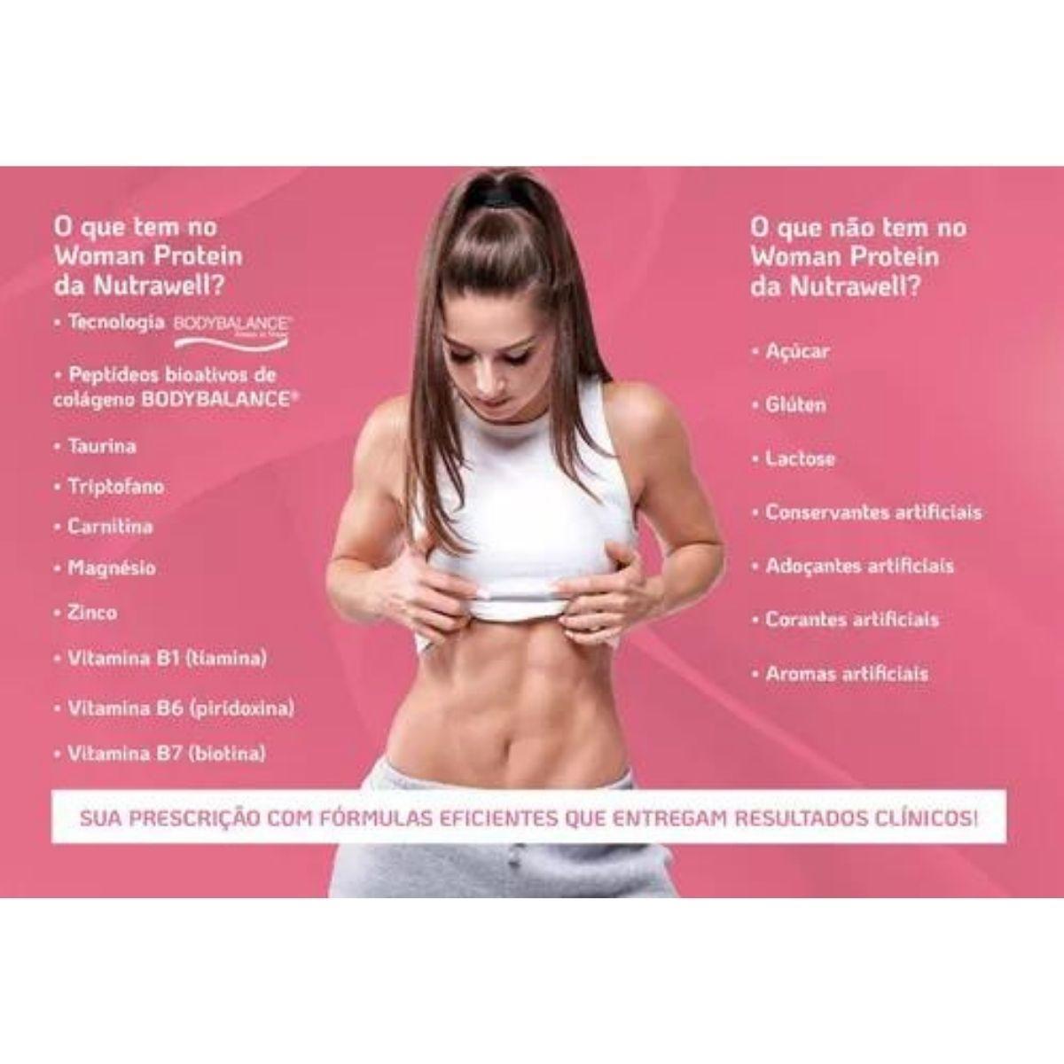 Miniatura Proteína De Colágeno Woman Protein Nutrawell Cacau 405G