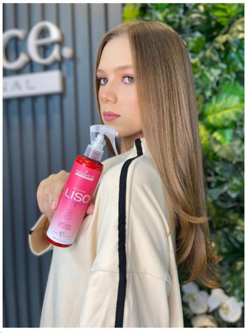 Miniatura Escova Orgânica Liso Perfeito + Pré Escova + Sérum - Nuance