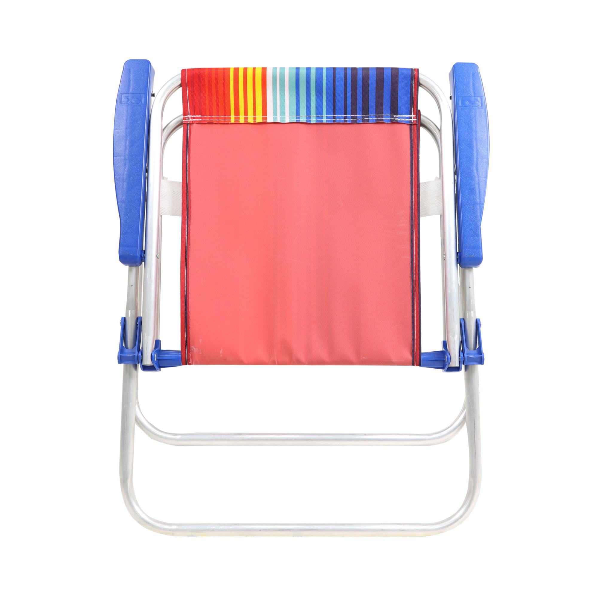 Miniatura Cadeira De Praia Alta Em Aluminio - Bel Fix