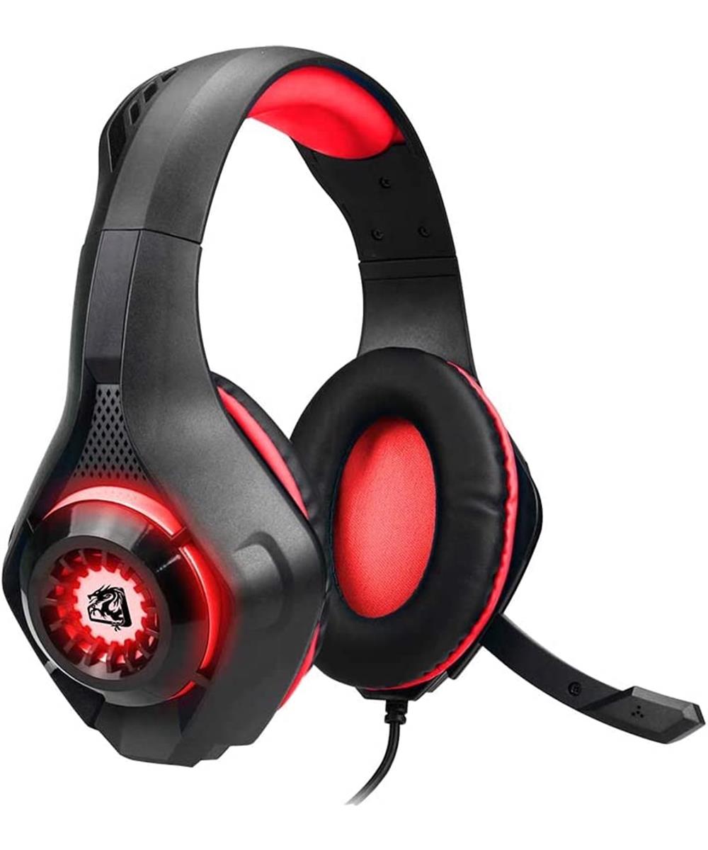Miniatura Headset Gamer ELG HGRO1 Ryoko Multiplataforma P3 Preto e Vermelho