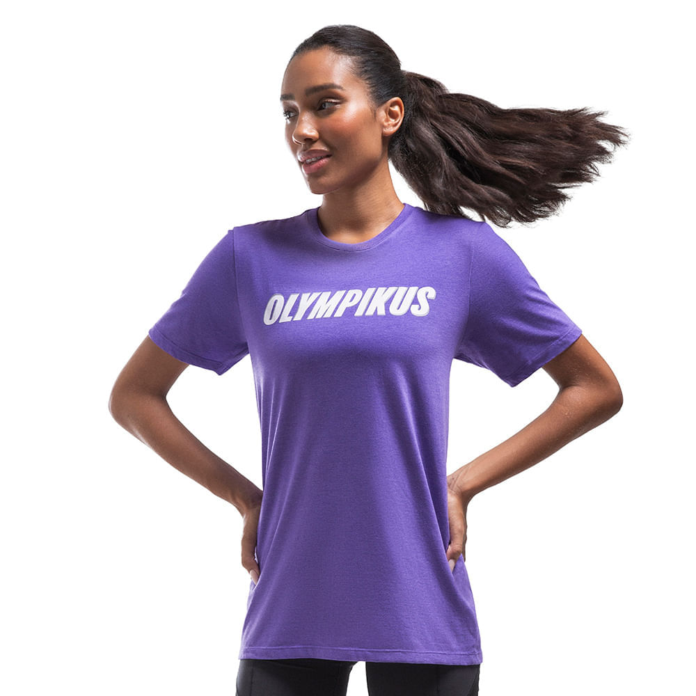 Miniatura Camiseta Corre Olympikus Unissex Roxo - M