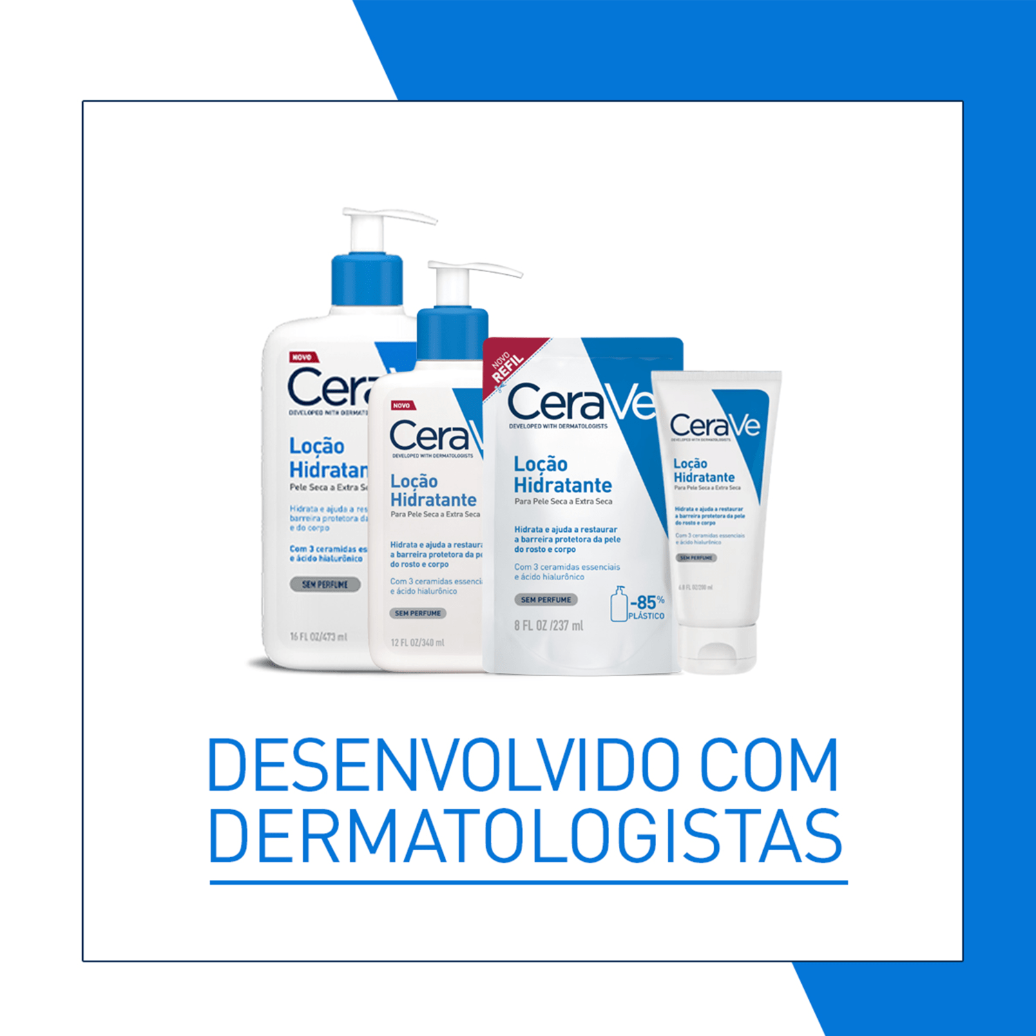 CeraVe Rosto & Corpo - Loção Hidratante 340ml