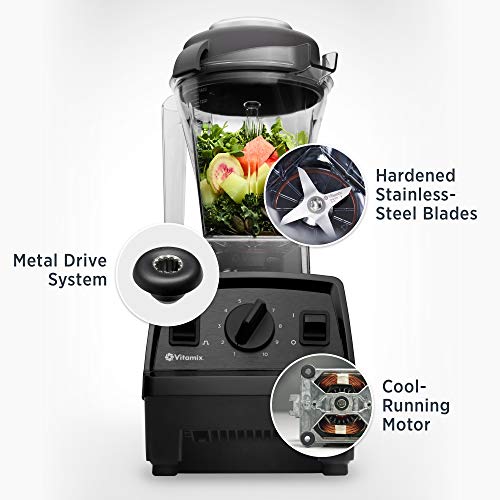 Miniatura Liquidificador Vitamix E310 Profissional 13 Litros Fácil de Limpar 10 Velocidades