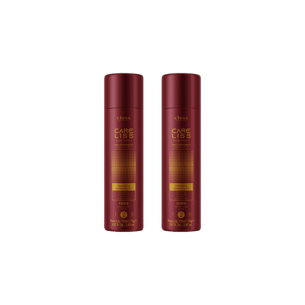 Miniatura Hair Spray Fixador Care Liss Fixa Forte 150Ml-Kit C/2Un