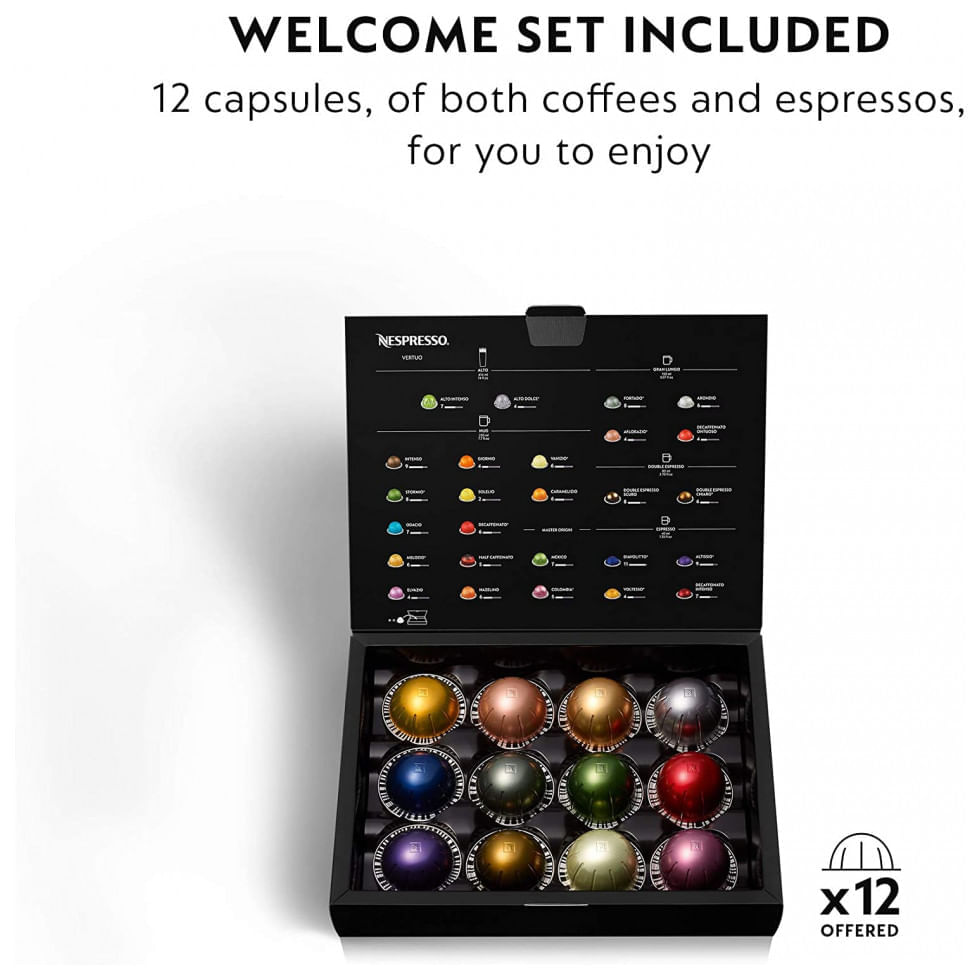 Cafeteira Elétrica Programável Nestle Nespresso ENV120BM 1.2L, 110V, Preta