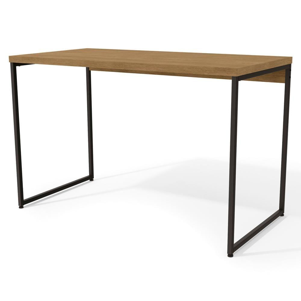Miniatura Mesa Escrivaninha Escritorio 118 Cm Li002 Freijo Preto Fosco Kpb