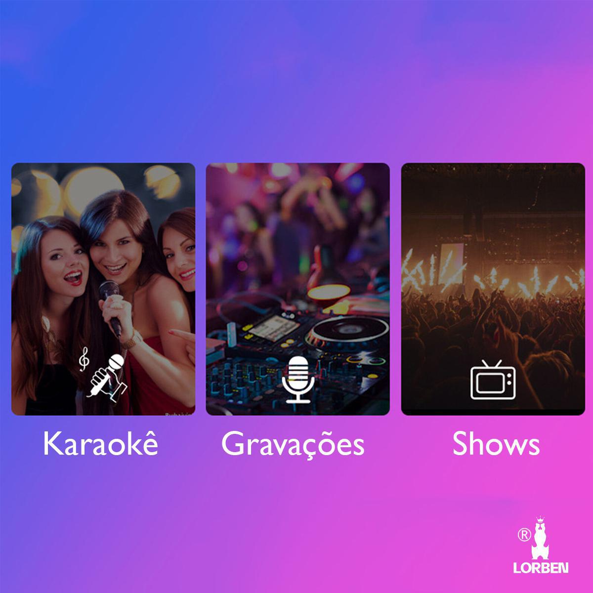 Miniatura Mini Placa Mixadora Gravadora De Som V8X Pro Live Sound 15