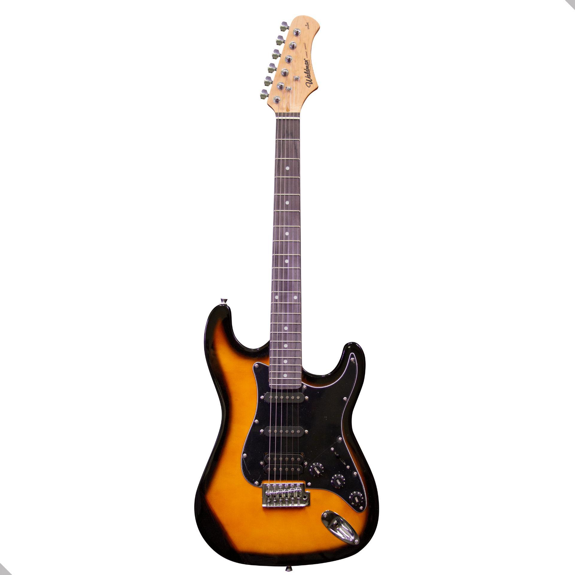 Miniatura Guitarra Waldman St211 Stratocaster 22 Trastes Cromadas