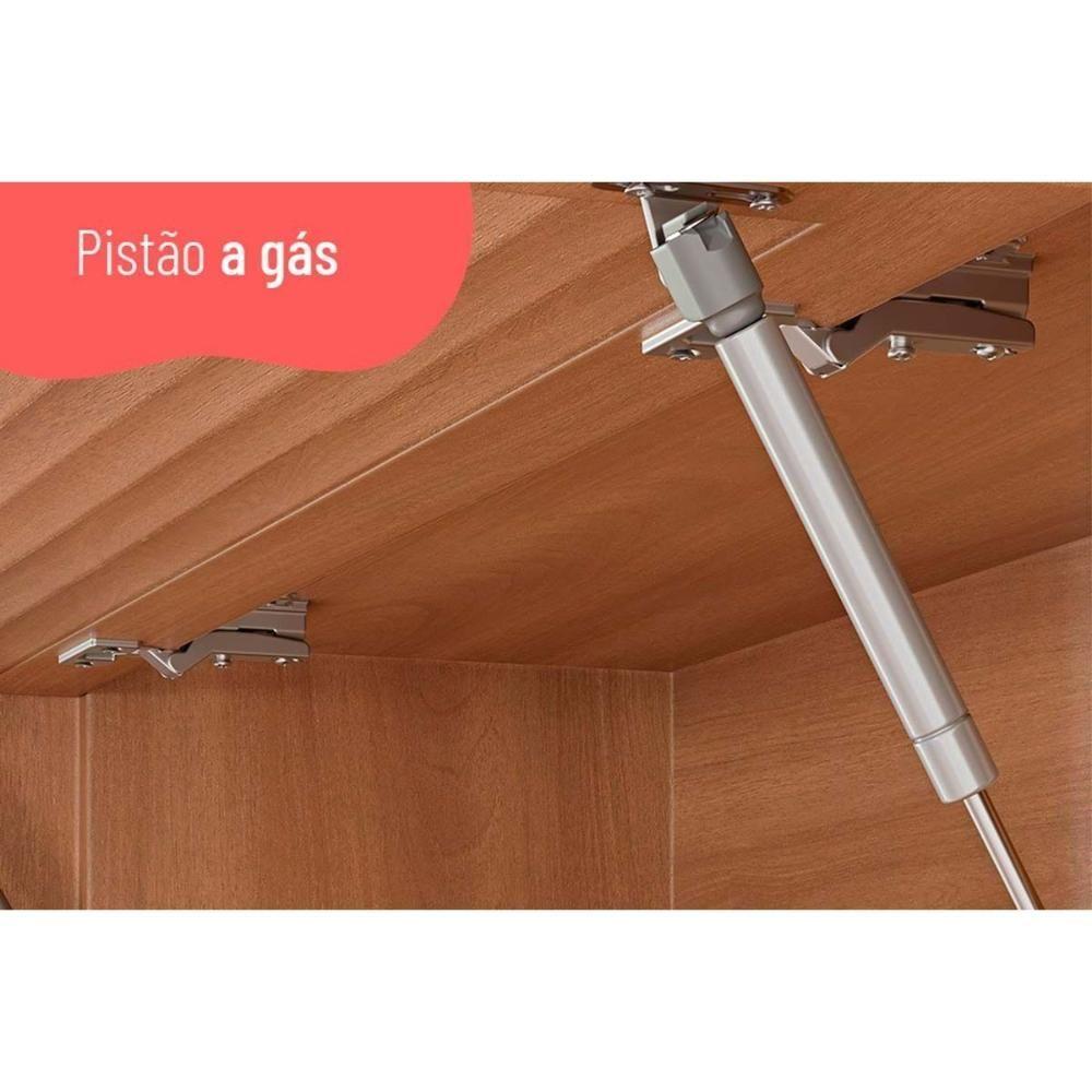 Miniatura Cozinha Modulada Macadâmia 5 Peças (2aéreos+2balcões+1paneleiro) Czc25 Freijo-grafite