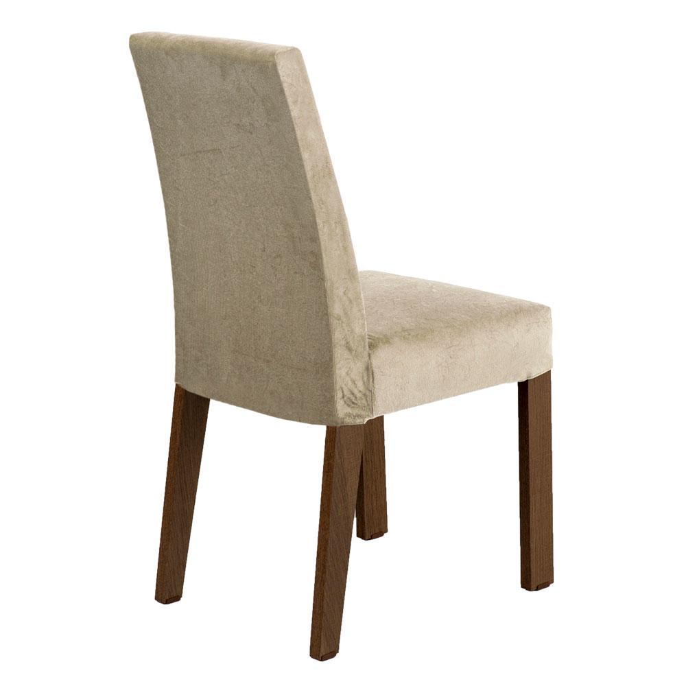 Miniatura Conjunto Sala de Jantar Mesa Tampo de Madeira 6 Cadeiras Allegro Madesa Rustic/Imperial