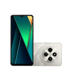 Miniatura Smartphone Xiaomi Redmi Poco C75 4G Dourado, 256GB, Tela 6,88", Câmera Traseira Dupla, Android 14 e Processador Media Tek Helio G81-Ultra