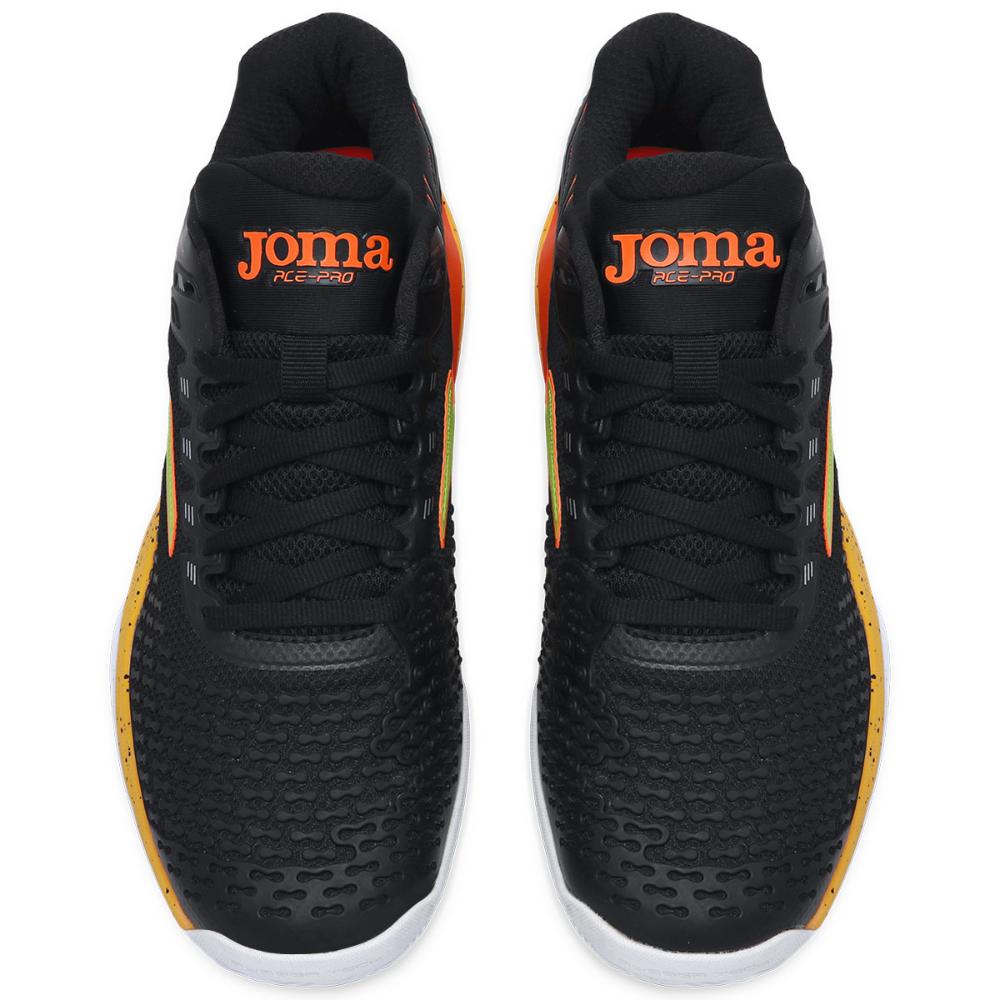 Miniatura Tênis Joma Ace Pro Clay - Saibro - Preto e Laranja 42