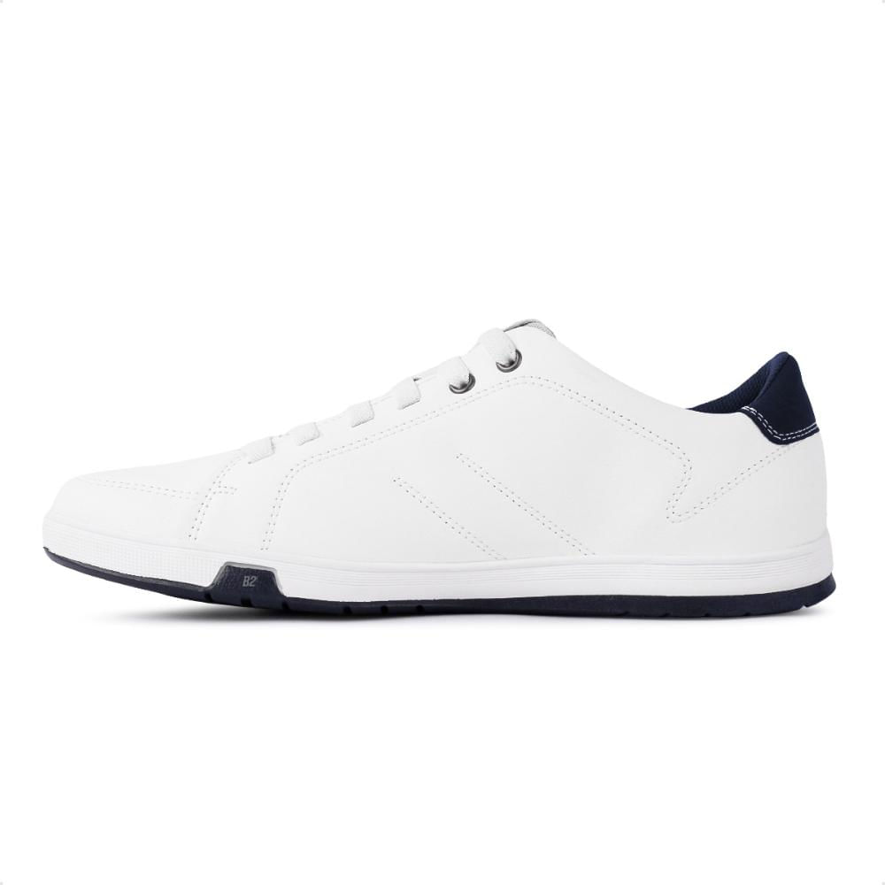 Miniatura Sapatênis Pegada Element Confort Masculino Branco / Marinho - 37