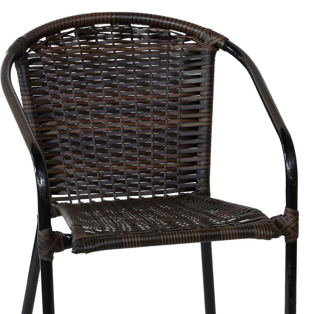 Miniatura Jogo Com 4 Cadeiras E Mesa Alta Biquíni Para Área Gourmet