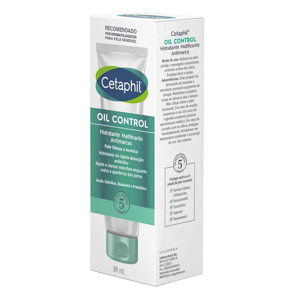 Miniatura Hidratante Facial Clareador Cetaphil - Oil Control 89ml