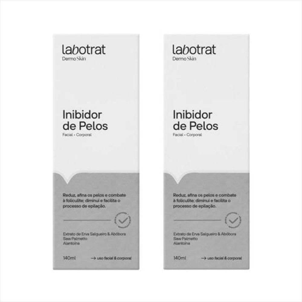 Miniatura Kit Labotrat Inibidor De Pelos Dermo Skin 140ml 2 Unidades