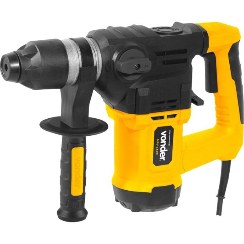 Miniatura Martelete Perfurador e Rompedor 1500W com Maleta MPV 1500 VONDER 110V