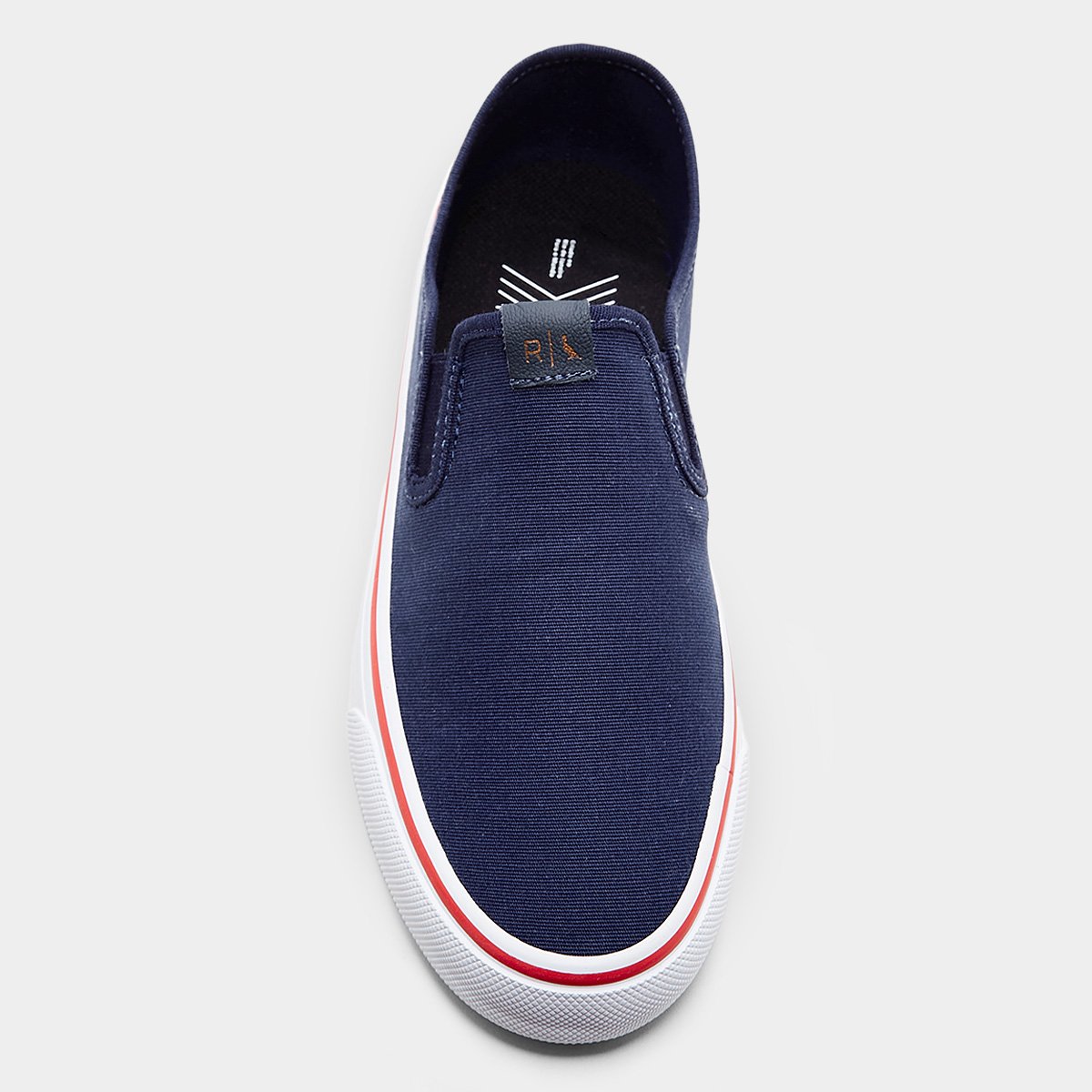 Miniatura Slip On Reserva Básico Masculino Marinho+Azul - 40