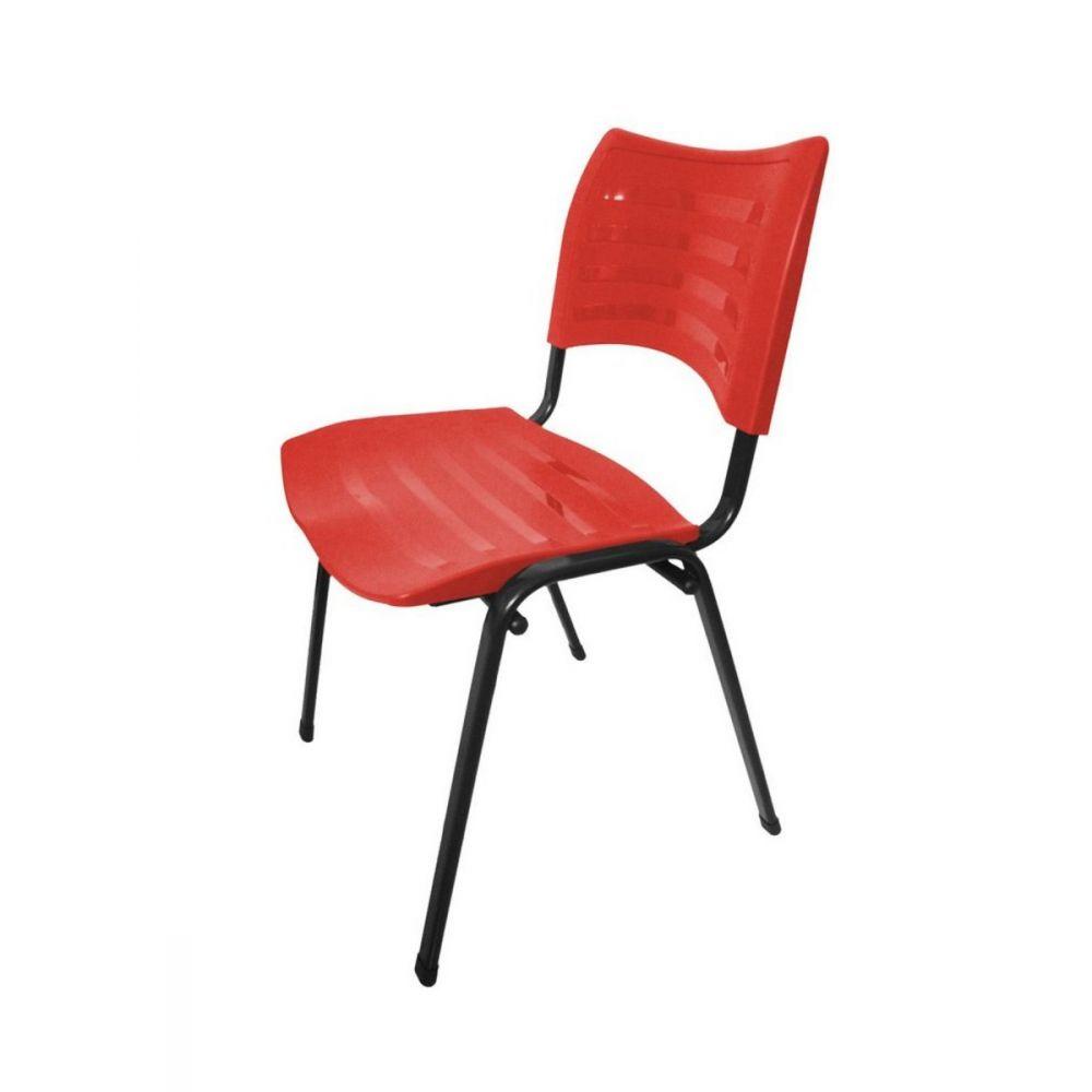 Miniatura Cadeira Empilhável Iso Linha Polipropileno Iso Vermelho