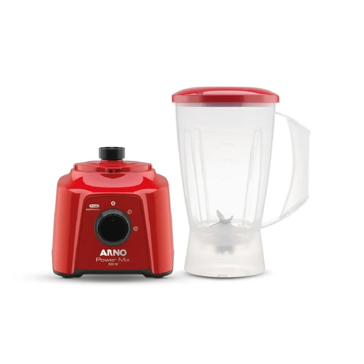 Miniatura Liquidificador Arno 550W Power Mix Vermelho LQ11 110v 110V