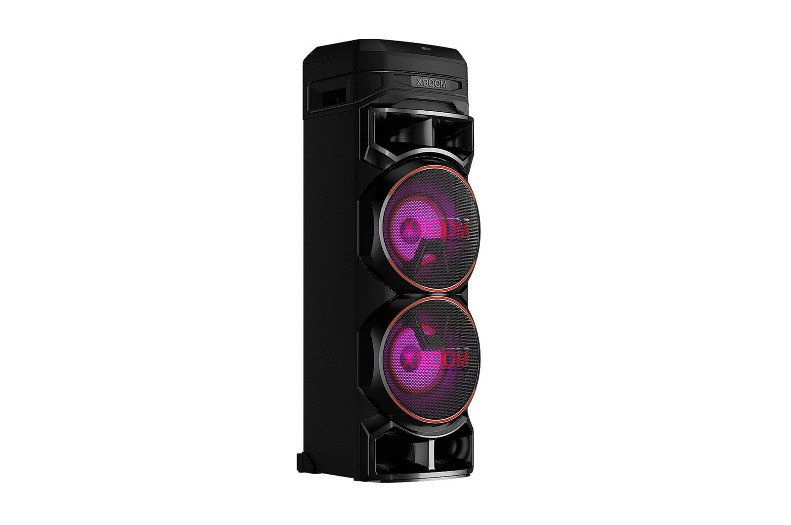 Miniatura Caixa de Som Acústica LG XBOOM RNC9 Multi Bluetooth Graves Potentes Karaokê Função DJ Entrada de Microfone e Guitarra