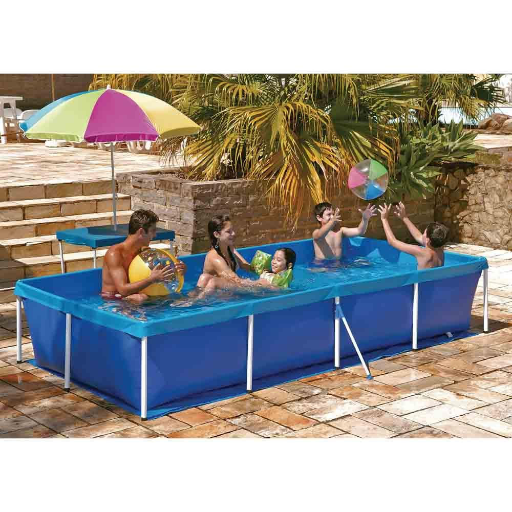 Piscina Retangular 3000 Litros Estruturada Mor