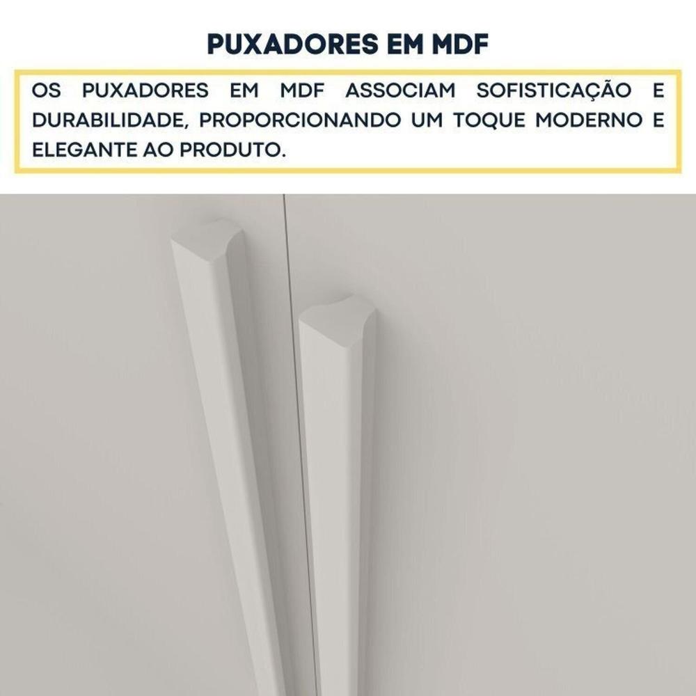 Quarto Casal Completo Guarda-Roupa Lima, Cama Mônaco e Cômoda Premium Espresso Móveis Neve