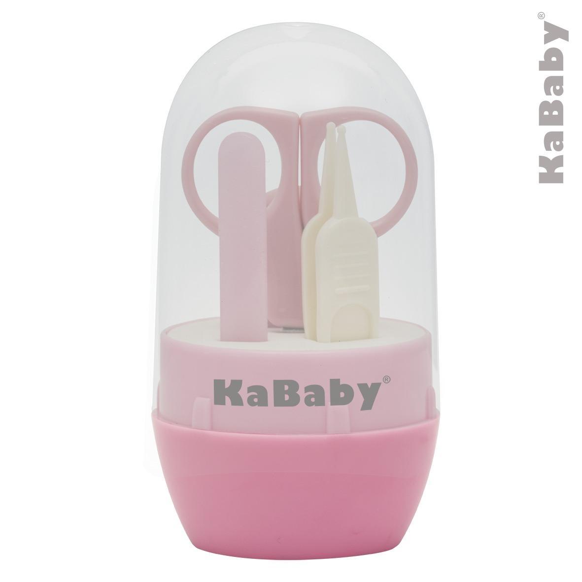 Miniatura Kit Manicure Egg Kababy Rosa