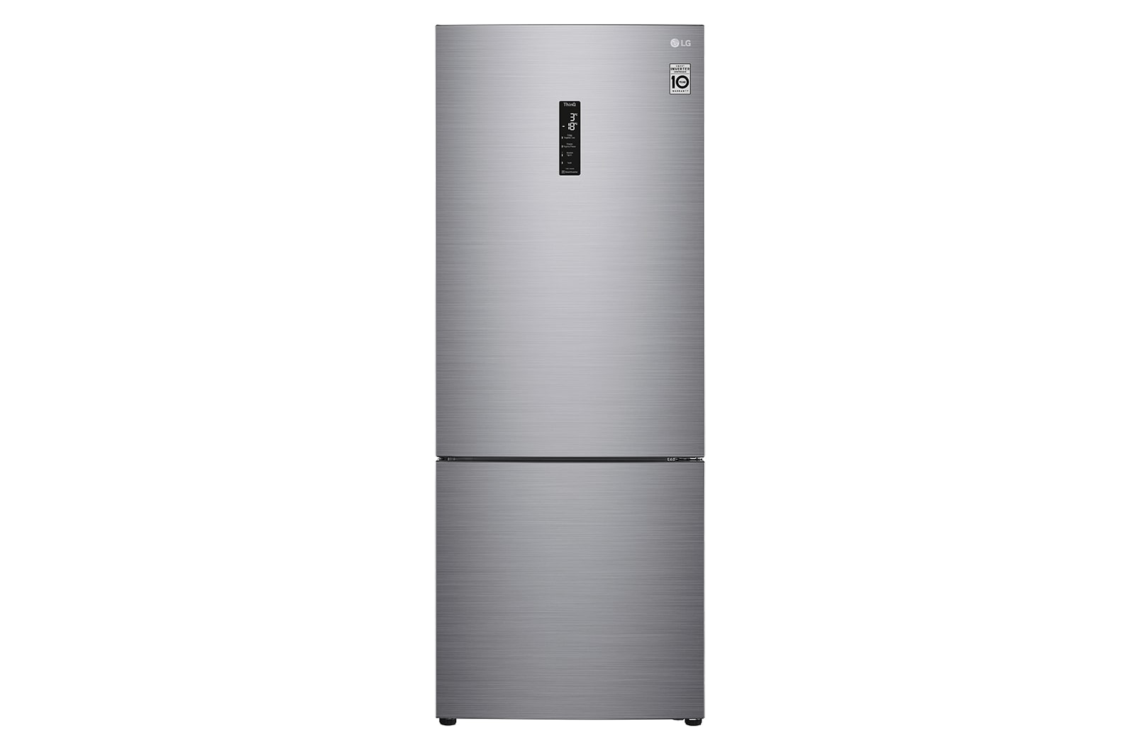 Geladeira Smart LG Frost Free Inverter 451L Inverse cor Inox Look (GC-B569NLL)