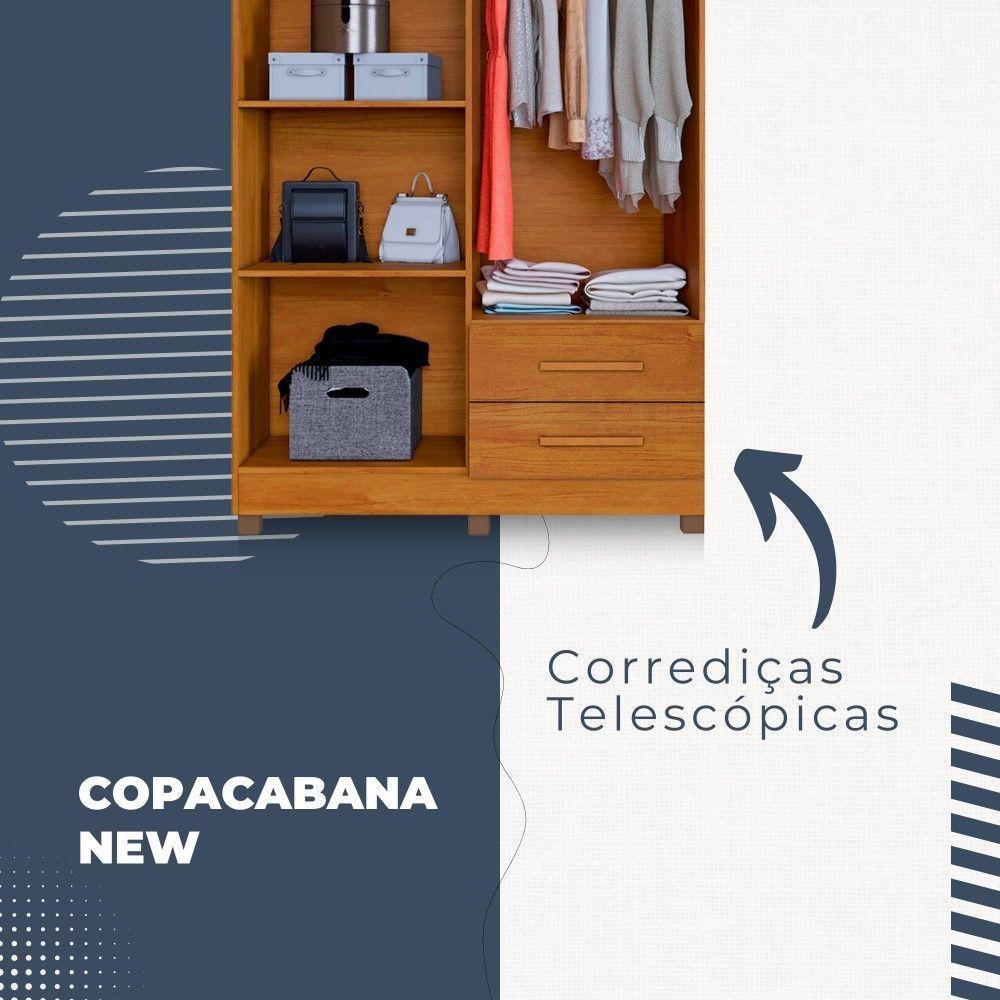 Miniatura Guarda Roupa Copacabana New 4 Portas 2 Gavetas Benetil Móveis Cinamomo