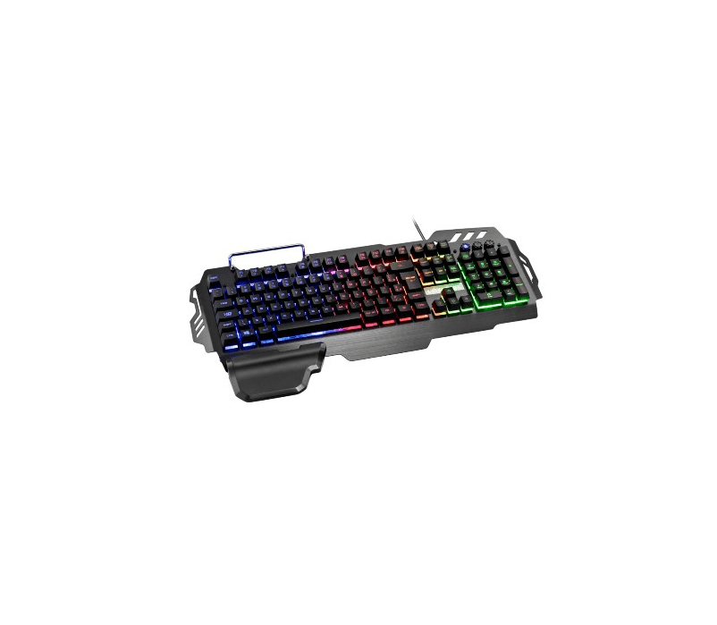 Miniatura Teclado Gamer Profissional Em Metal Warrior Multilaser