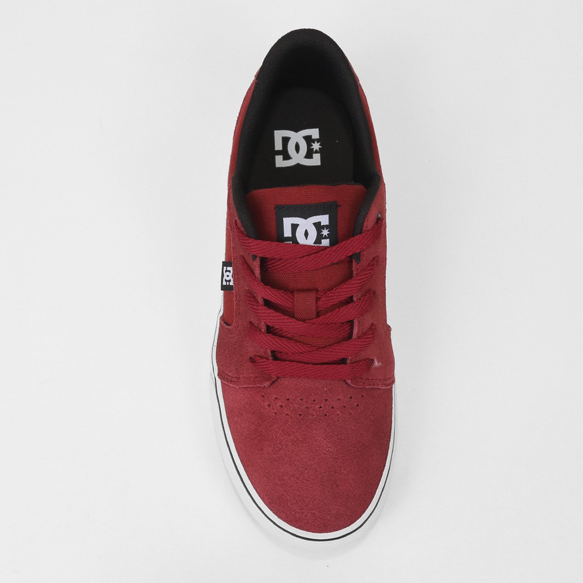 Miniatura Tênis Dc Shoes Anvil La Vinho+Branco - 40