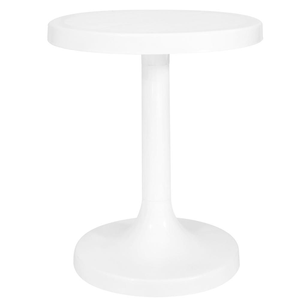 Miniatura Mesa Redonda De Plástico Branca Paraná 60Cm