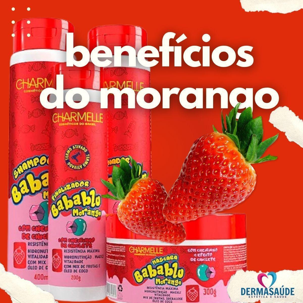 Miniatura Kit Capilar Babalu Morango Nutrição E Maciez Charmelle