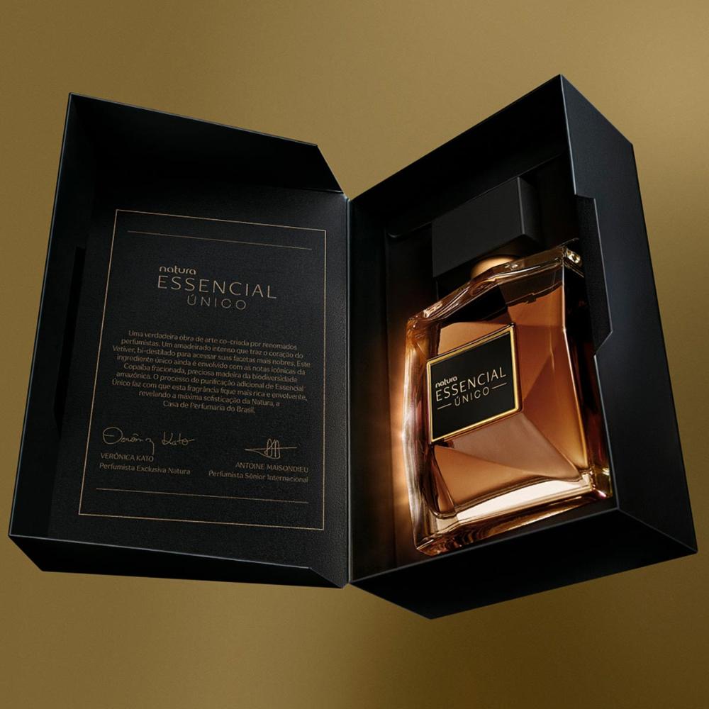 Miniatura Desodorante Perfume Essencial Único Masculino 90 ml
