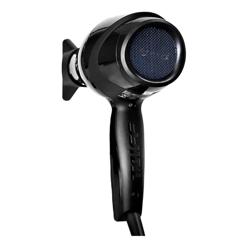 Miniatura Secador de Cabelo Taiff Elegance Tourmaline Ion 2100W Preto - 110V