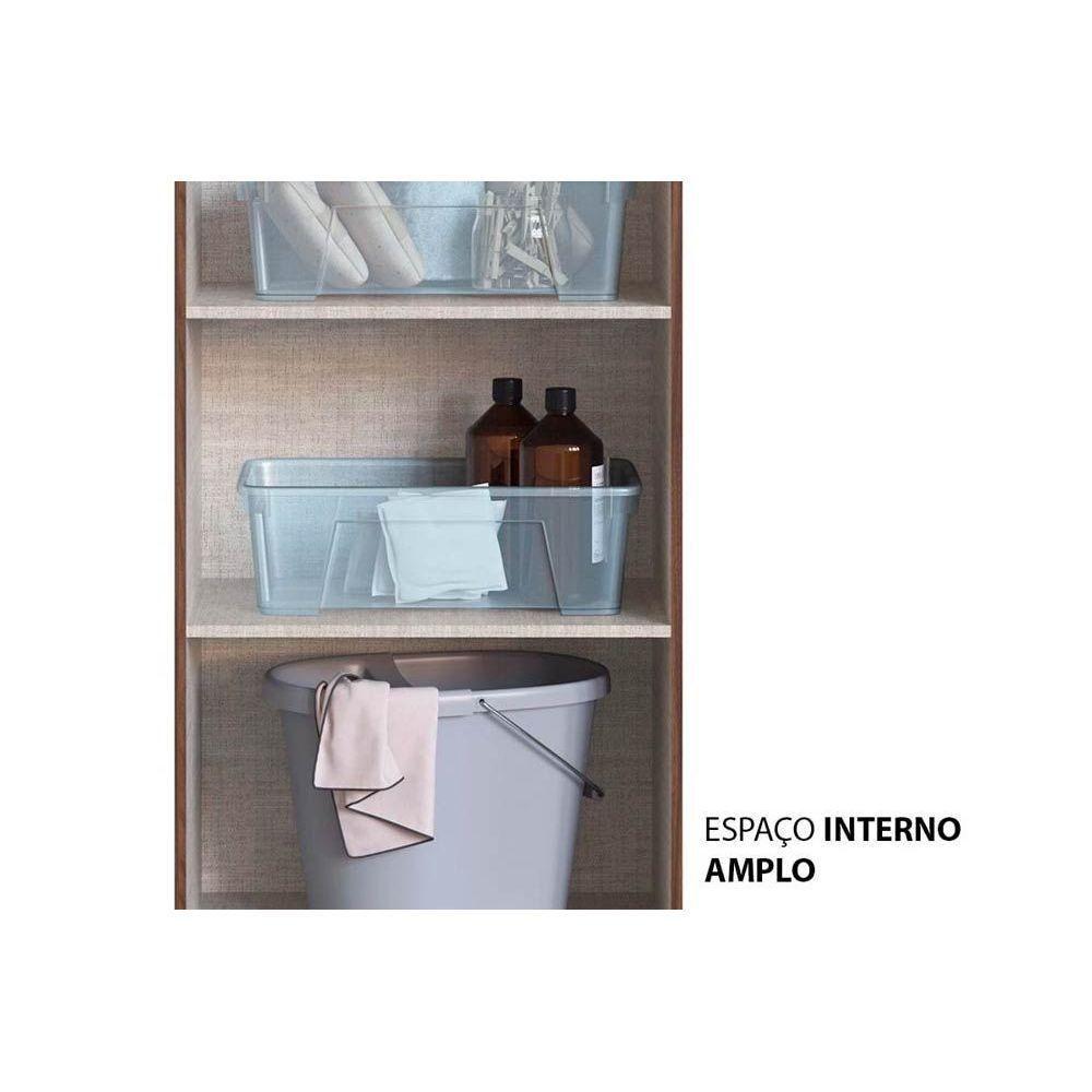 Miniatura Armário Multiuso Juvenil édez Ph1711 C/ 2 Portas Nogueira - Herval