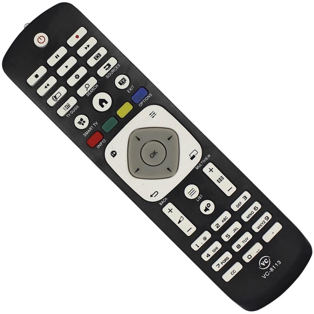Miniatura Controle Remoto Para Tv Philips 47Pfg6519/78 47Pfg6809/78