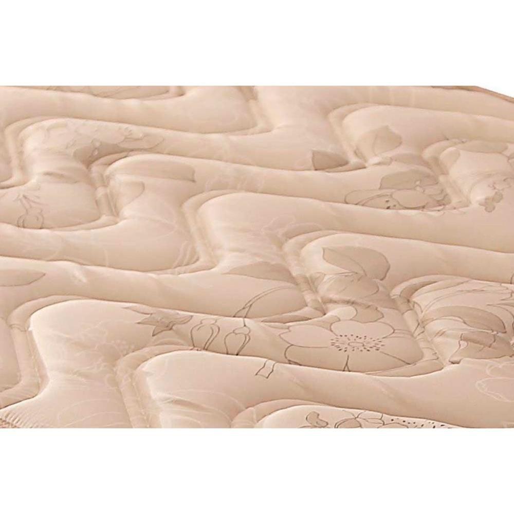 Miniatura Cama Box Baú Queen: Colchão Espuma D33 Paropas Pasquale + Base Crc Rústico Clean(158X198)