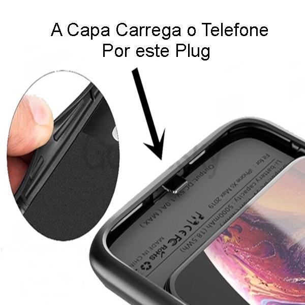 Capa Case Para Galaxy Note 9 Com Recarregável Extra 5.000