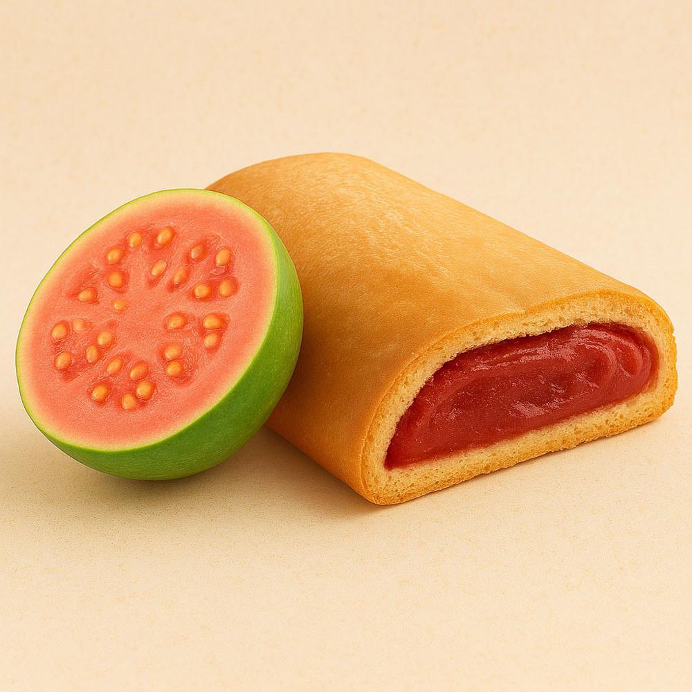 Miniatura Biscoito Recheadinho Bauducco Goiaba Kit 3 Pacotes De 112G
