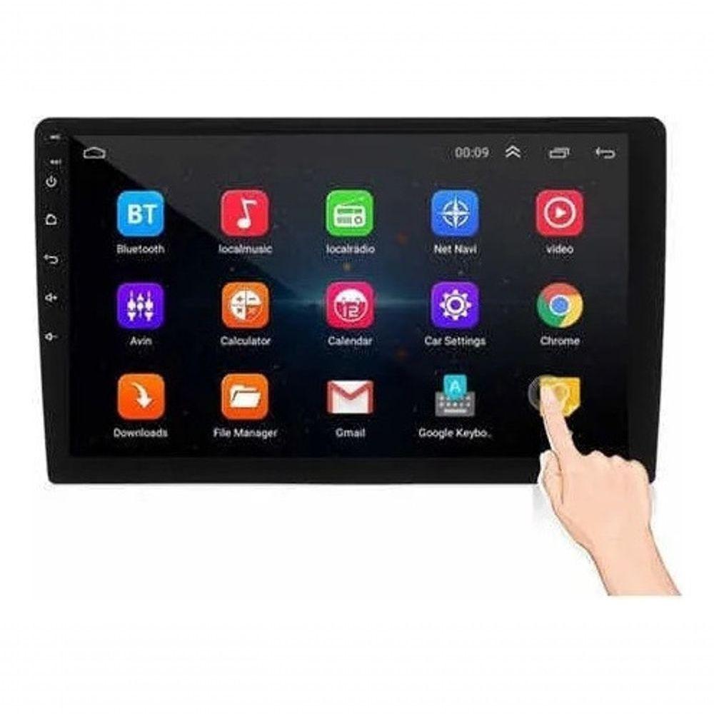 Miniatura Radio Tela Lcd Multimídia Display 9 Polegadas Touch Screen