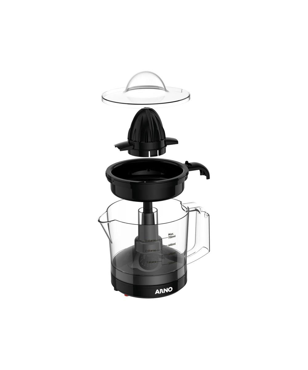 Miniatura Espremedor de Frutas Arno Suco Express Preto 750ML