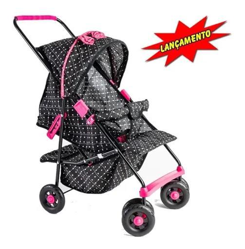 Miniatura Carrinho De Luxo Para Bebe Reborn Menina Boneca