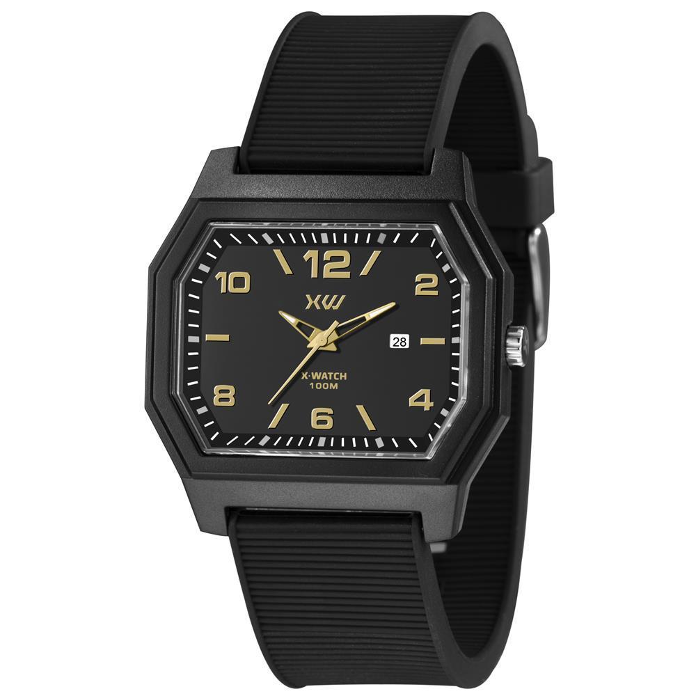 Miniatura Relógio X-Watch Masculino Analógico Preto
