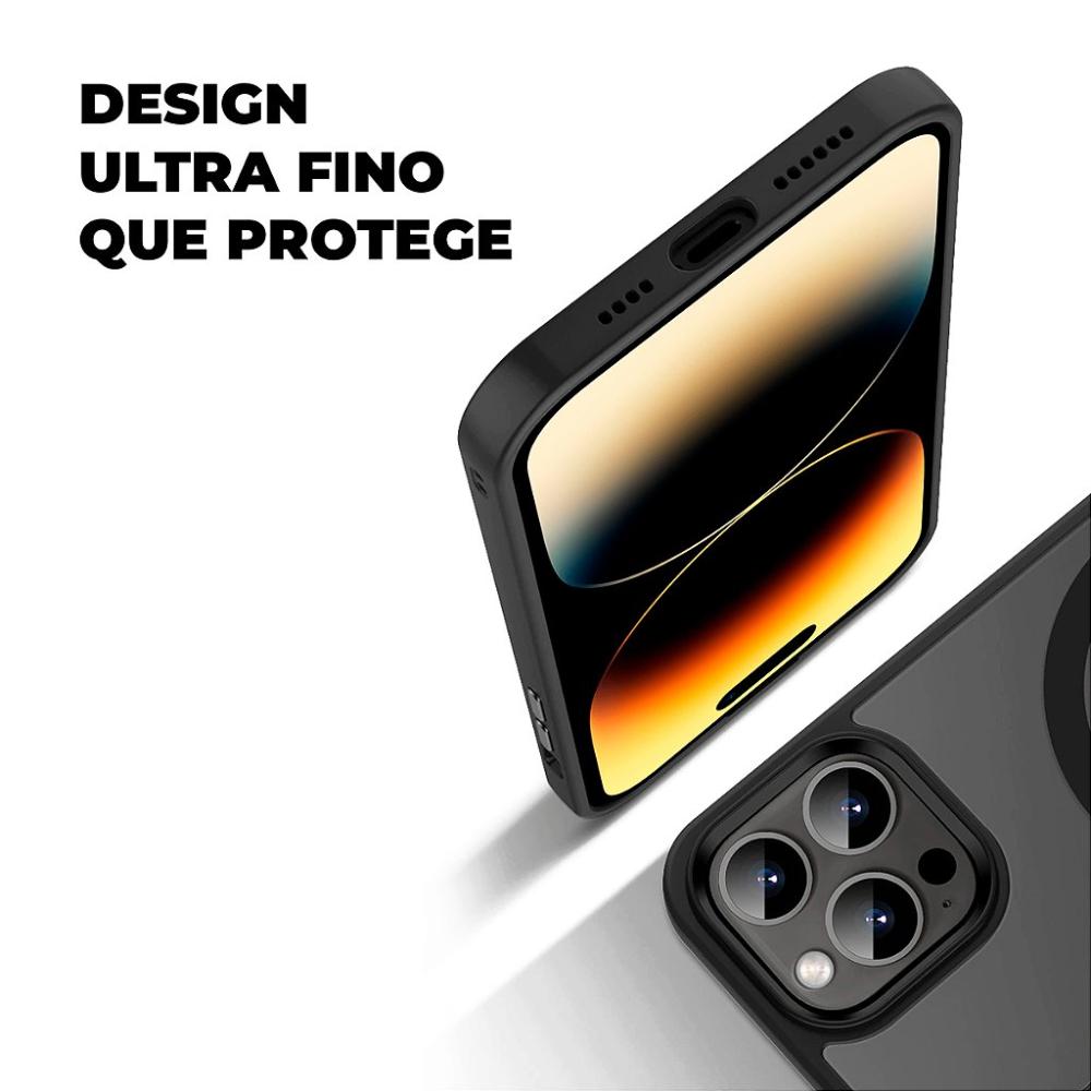 Capa MagSafe para iPhone 15 Plus - Transparente - Gshield