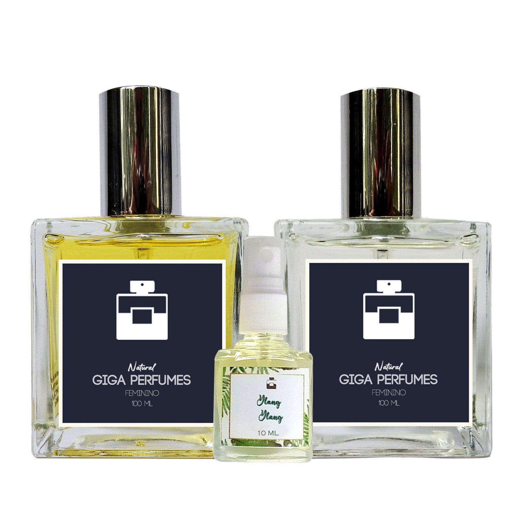 Miniatura Kit 2 Perfumes Femininos Doce 100ml + Amadeirado 100ml