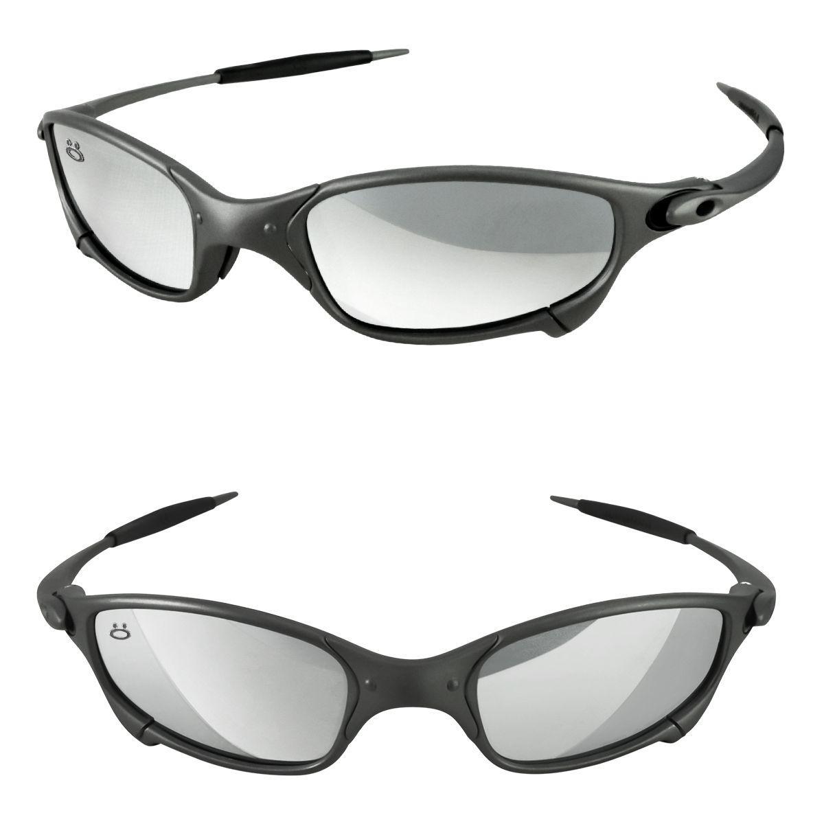 Oculos Sol Juliet Lupa Metal Mandrake Cinza Proteção Uv +