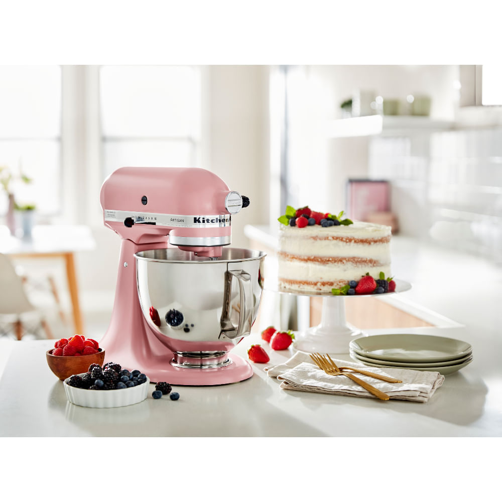 Batedeira Stand Mixer KitchenAid Artisan - Dried Rose 110V